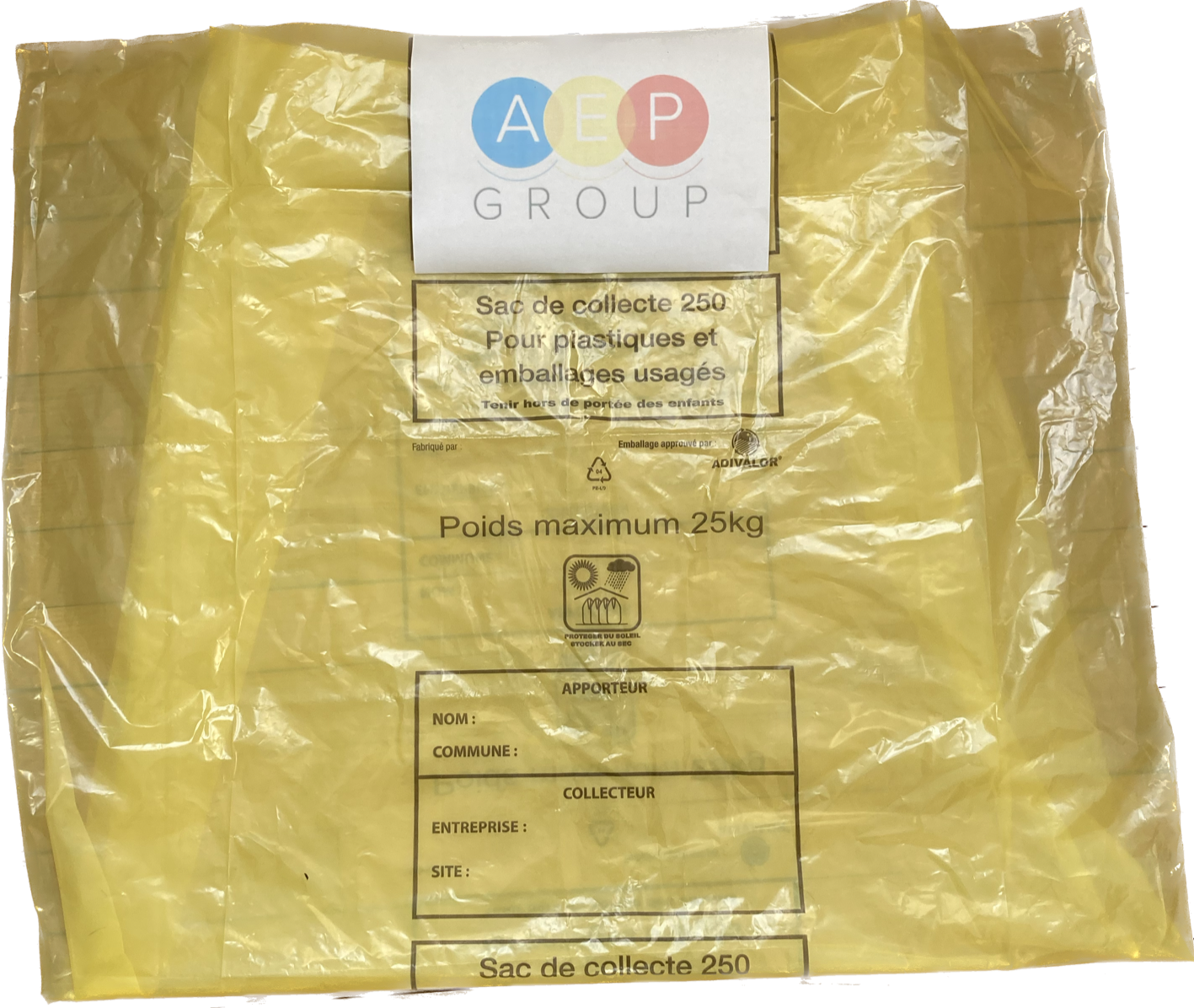Sac de collecte AEP 250 L